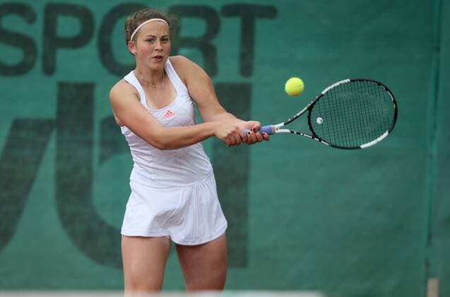 TENNIS - International Spring Bowl MOEDLING,AUSTRIA,10.MAY.16 - TENNIS - International Spring Bowl. Image shows Dominika Sujova (SVK). GEPAxpictures xMarioxKneisl
