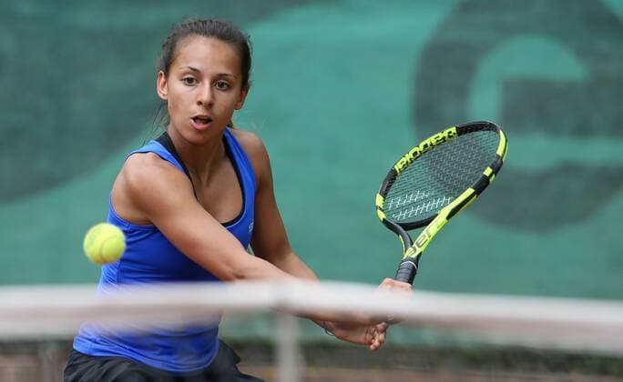 TENNIS - International Spring Bowl MOEDLING,AUSTRIA,10.MAY.16 - TENNIS - International Spring Bowl. Image shows Arabella Koller (AUT). GEPAxpictures xMarioxKneisl