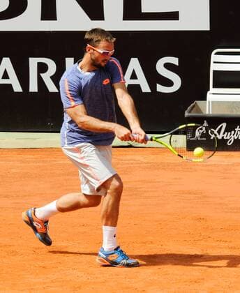 10.05.2016. Rome, Italy. BNL d Italia Tennis Tournament, Viktor Troicki (SRB) versus Kei Nishikori (JPN). Viktor Troicki (SRB) Nishikori won by 2-1 after being down a set. xactivaxfotox  ActionPlus11735459