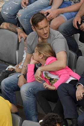 Francesco Totti con Chanel. Roma 10-05-2016 Foro Italico Internazionali BNL d Italia, Tennis ATP Tennis Herren AntoxBaldassarre