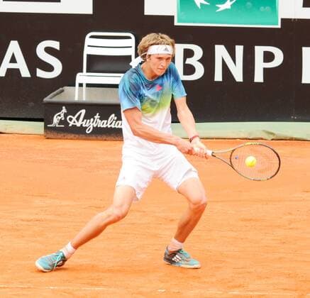 11.05.2016. Rome, Italy. BNL d Italia Tennis Tournament Alexander Zverev (GER) loses to Roger Federer in 2 sets xactivaxfotox  ActionPlus11735646
