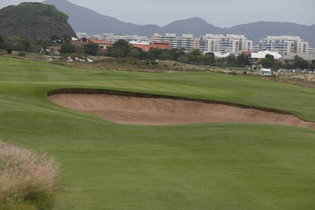 Olympic Park works RIO DE JANEIRO, Brazil - 06 10 2015: GOLF COURSE CONSTRUCTION OLYMPIC - Olympic Golf Course of Works, in Barra da Tijuca (RJ). (Photo: Andr? Chaco FotoArena)  AndrexChaco
