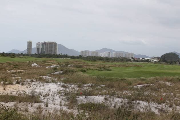 Olympic Park works RIO DE JANEIRO, Brazil - 06 10 2015: GOLF COURSE CONSTRUCTION OLYMPIC - Olympic Golf Course of Works, in Barra da Tijuca (RJ). (Photo: Andr? Chaco FotoArena)  AndrexChaco