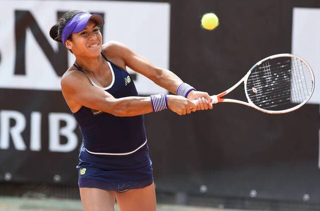 11.05.2016. Rome, Italy. BNL d Italia Tennis Tournament Heather Watson (GBR) versus Barbora Strycova. Heather Watson (GBR) as she loses 6-4 and 6-2 xSilviaxLorex  ActionPlus11735669