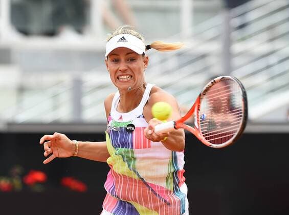 11.05.2016. Rome, Italy. BNL d Italia Tennis Tournament. Angelique Kerber (2) (ger)in action during her match against Eugenie Bouchard (CAN) which she lost in 3 sets xSilviaxLorex  ActionPlus11735689