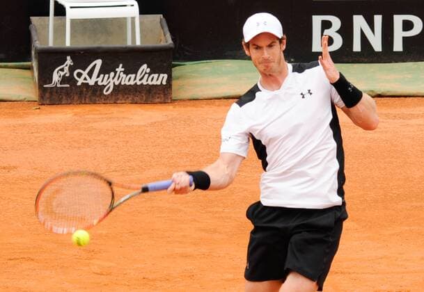 11.05.2016. Rome, Italy. BNL d Italia Tennis Tournament. Andy Murray (GBR) versus Michail Kukushkin (KAZ). Andy Murray (GBR) as he wins in 2 sets 6-3 and 6-3 xactivaxfotox  ActionPlus11735704
