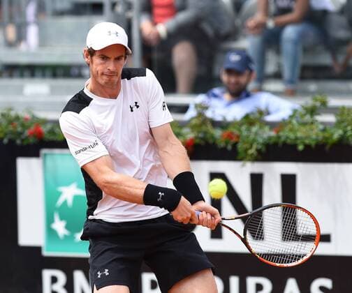May 11, 2016 - Rome, Italy - Andy Murray in action during his match against Mikhail Kukushkin - Internazionali BNL d Italia 2016 on May 11, 2016 in Rome, Italy. The Internazionali BNL d Italia 2016 - Day Four  - ZUMAn230