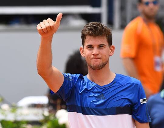 May 11, 2016 - Rome, Italy - Dominic Thiem in action during his match against Joao Sousa - Internazionali BNL d Italia 2016 on May 11, 2016 in Rome, Italy. The Internazionali BNL d Italia 2016 - Day Four  - ZUMAn230