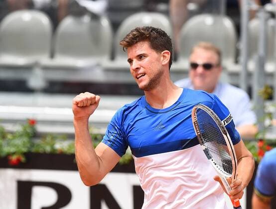May 11, 2016 - Rome, Italy - Dominic Thiem in action during his match against Joao Sousa - Internazionali BNL d Italia 2016 on May 11, 2016 in Rome, Italy. The Internazionali BNL d Italia 2016 - Day Four  - ZUMAn230