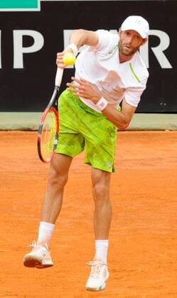 11.05.2016. Rome, Italy. BNL d Italia Tennis Tournament. Novak Djokovic (SRB) versus Stephane Robert (FRA). Stephane Robert xactivaxfotox  ActionPlus11735914