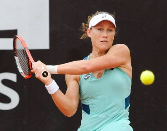 11.05.2016. Rome, Italy. BNL d Italia Tennis Tournament. Svetlana Kuznetsova (RUS) versus Samantha Stosur (AUS). Samantha Stosur xactivaxfotox  ActionPlus11735929