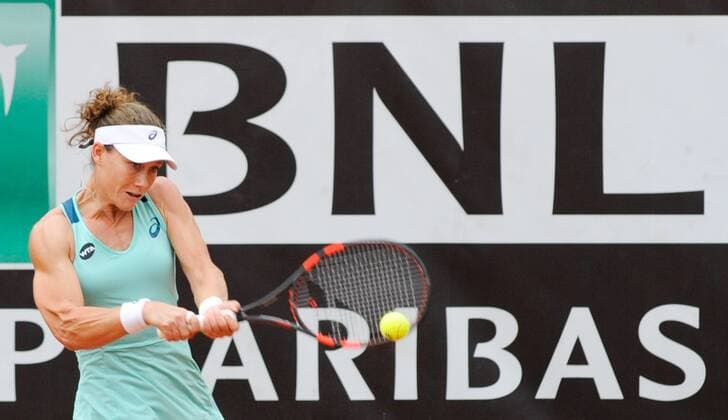 11.05.2016. Rome, Italy. BNL d Italia Tennis Tournament. Svetlana Kuznetsova (RUS) versus Samantha Stosur (AUS). Samantha Stosur xactivaxfotox  ActionPlus11735931