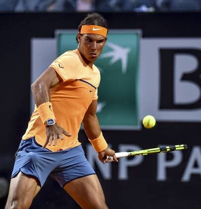 May 11, 2016 - Rome, Italy - Rafael Nadal (ESP) during the ATP Tennis Herren match Nadal (ESP) vs Philip Kohlschreiber (GER) at the Internazionali BNL d Italia 2016 at the Foro Italico on May 11, 2016 in Rome, Italy. The Internazionali BNL d Italia 2016 - Day Four  - ZUMAn230