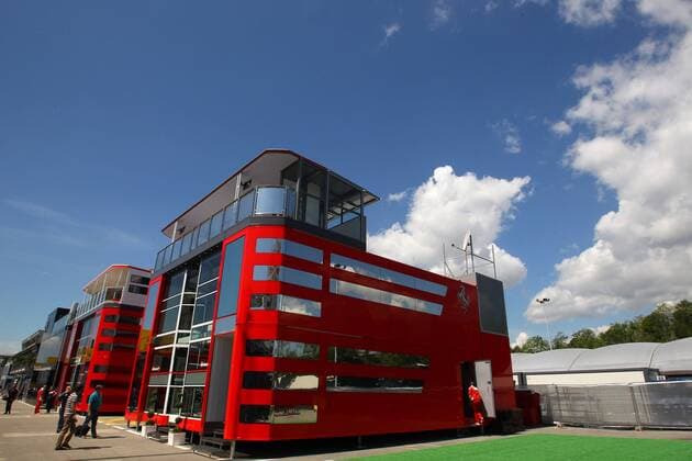 Formel 1, GP von Spanien, Motorhomes Spanish Grand Prix, Barcelona 12 - 15 May 2016 12.05.2016 - Ferrari Hospitality 