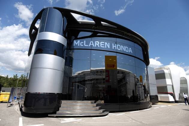 Formel 1, GP von Spanien, Motorhomes Spanish Grand Prix, Barcelona 12 - 15 May 2016 12.05.2016 - Mclare Hospitality 