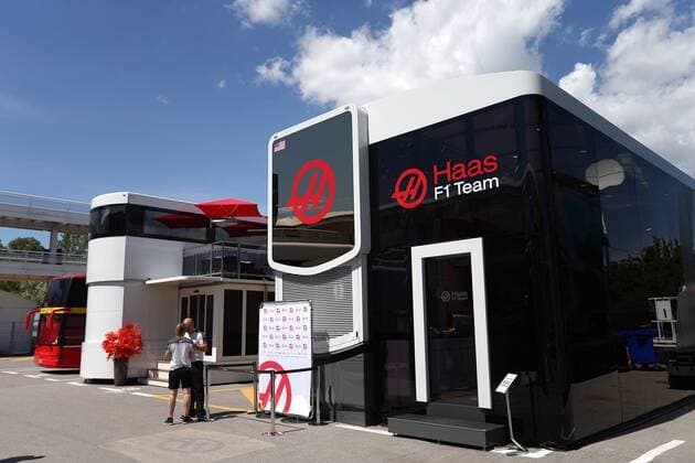 Formel 1, GP von Spanien, Motorhomes Spanish Grand Prix, Barcelona 12 - 15 May 2016 12.05.2016 - Haas F1 Team Hospitality 