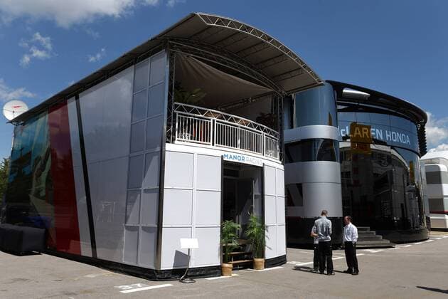 Formel 1, GP von Spanien, Motorhomes Spanish Grand Prix, Barcelona 12 - 15 May 2016 12.05.2016 - Manor Racing Hospitality 