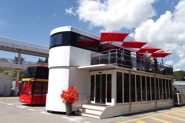 Formel 1, GP von Spanien, Motorhomes Spanish Grand Prix, Barcelona 12 - 15 May 2016 12.05.2016 - Honda Hospitality 