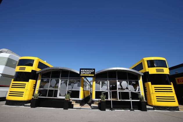 Formel 1, GP von Spanien, Motorhomes Spanish Grand Prix, Barcelona 12 - 15 May 2016 12.05.2016 - Renault Hospitality 