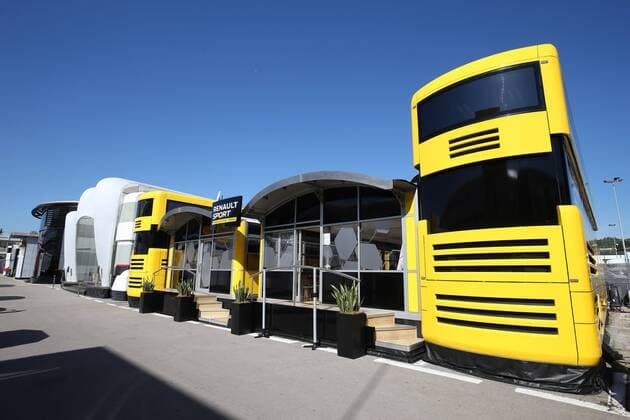 Formel 1, GP von Spanien, Motorhomes Spanish Grand Prix, Barcelona 12 - 15 May 2016 12.05.2016 - Renault Hospitality 