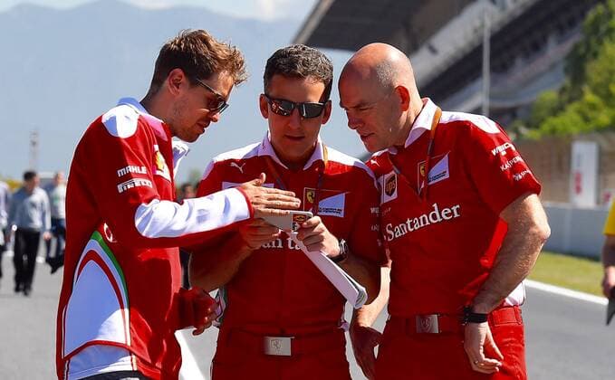 Formel 1, GP von Spanien Sebastian Vettel, Scuderia Ferrari, formula 1 GP, Spanien in Barcelona 12.05.2016 Photo:mspb Jerry Andre Sebastian Vettel, formula 1 GP, Spanien
