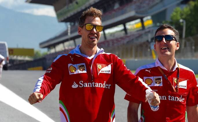 Formel 1, GP von Spanien Sebastian Vettel, Scuderia Ferrari, formula 1 GP, Spanien in Barcelona 12.05.2016 Photo:mspb Jerry Andre Sebastian Vettel, formula 1 GP, Spanien