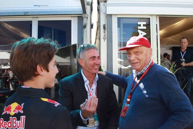 20.03.2016 - (L-R) Mick Doohan and Nikki Lauda (AU), Mercedes Australian Grand Prix, Melbourne 17 - 20 March 2016  xPhoto4_s.r.l._764786x