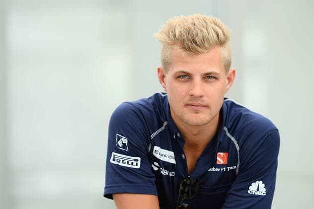 Formel 1, GP von Spanien, Shooting Marcus Ericsson 160512 Marcus Ericsson, poserar för ett porträtt inför Spaniens GP Barcelona den 12 maj 2016 i Montmelo.  Copyright: JOHANNAxLUNDBERG BB160512JL010