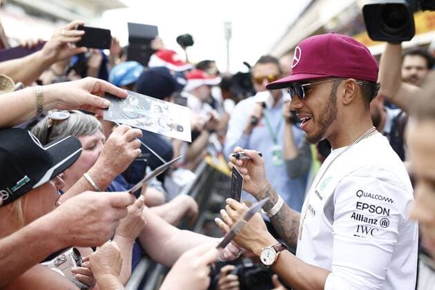 Formel 1, GP von Spanien Motorsports: FIA Formula One World Championship WM Weltmeisterschaft 2016, Race in Barcelona, 44 Lewis Hamilton (GBR, Mercedes AMG Petronas F1 Team), xHOCHxZWEIx
