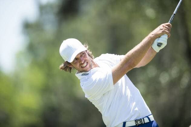 May 12, 2016: Aaron Daddeley tees off on 9 during the first round of THE PLAYERS Championship in Ponte Vedra Beach, FL. (Photograph by Roy K. Miller Icon Sportswire) GOLF: MAY 12 PGA Golf Herren - THE PLAYERS Championship - First Round Icon160512031 EDITORIAL USE ONLY