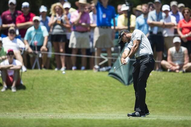 May 12, 2016: Jason Day tees off on 8 during the first round of THE PLAYERS Championship in Ponte Vedra Beach, FL. (Photograph by Roy K. Miller Icon Sportswire) GOLF: MAY 12 PGA Golf Herren - THE PLAYERS Championship - First Round Icon160512056 EDITORIAL USE ONLY