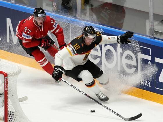 Russian Federation. St. Petersburg. World Championship WM Weltmeisterschaft in Ice hockey Eishockey Canada - Germanya. IIHF Ice Hockey World Cup 2016 Russia - Canada vs Germany. AlexanderxKulebyakin 