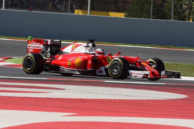 Formel 1, GP von Spanien, Freies Training Spanish Grand Prix, Barcelona 12 - 15 May 2016 13.05.2016 - Free Practice 1, Sebastian Vettel (GER) Scuderia Ferrari SF16-H 