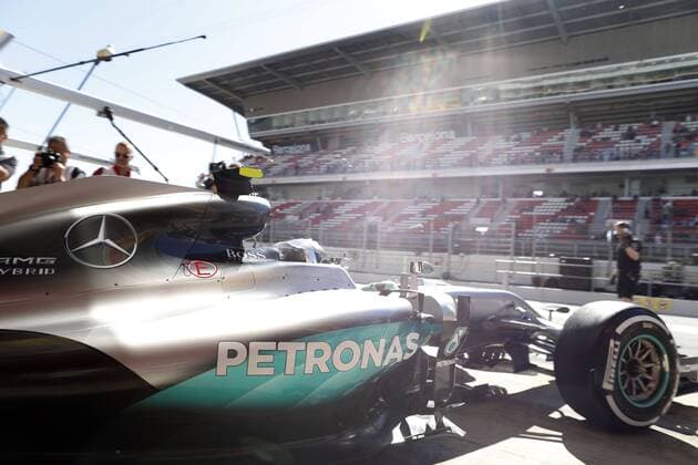Formel 1, GP von Spanien, Freies Training Motorsports: FIA Formula One World Championship WM Weltmeisterschaft 2016, Race in Barcelona, 6 Nico Rosberg (GER, Mercedes AMG Petronas F1 Team), xHOCHxZWEIx