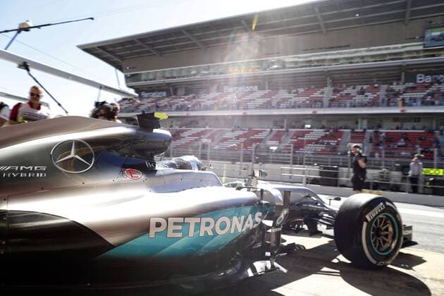 Formel 1, GP von Spanien, Freies Training Motorsports: FIA Formula One World Championship WM Weltmeisterschaft 2016, Race in Barcelona, 6 Nico Rosberg (GER, Mercedes AMG Petronas F1 Team), xHOCHxZWEIx