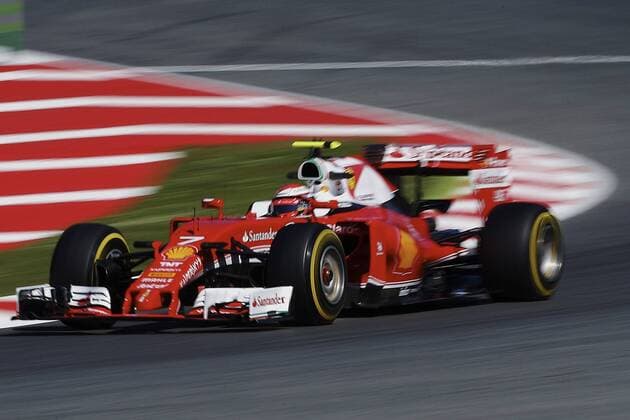 Finnish Formula One driver Kimi Raikkonen, of Ferrari, during the first training session held at the Barcelona-Catalunya circuit in Montmelo at Barcelona, Spain, on 13 May 2016. The Spanish Formula One Grand Prix will take place on 15 May 2016. EFE Alejandro Garcia SPANISH GRAND PRIX !ACHTUNG: NUR REDAKTIONELLE NUTZUNG!  GRA192 20160513-635987491801627321