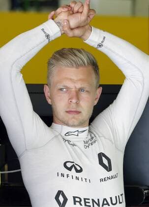 Danish Formula One driver Kevin Magnussen, of Renault, during the second training session held at the Barcelona-Catalunya circuit in Montmelo at Barcelona, Spain, on 13 May 2016. The Spanish Formula One Grand Prix will take place on 15 May 2016. SPANISH GRAND PRIX !ACHTUNG: NUR REDAKTIONELLE NUTZUNG!  GRA192 20160513-635987502948491321