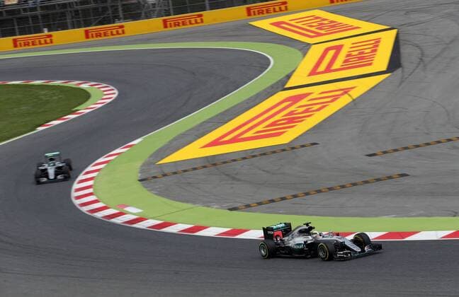 Motorsports: FIA Formula One World Championship WM Weltmeisterschaft 2016, Race in Barcelona, 44 Lewis Hamilton (GBR, Mercedes AMG Petronas F1 Team), xHOCHxZWEIx