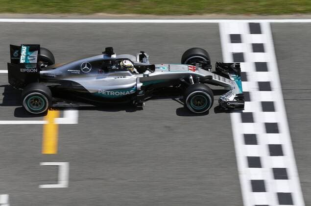 Motorsports: FIA Formula One World Championship WM Weltmeisterschaft 2016, Race in Barcelona, 44 Lewis Hamilton (GBR, Mercedes AMG Petronas F1 Team), xHOCHxZWEIx