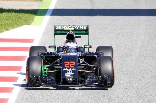 Jenson Button, McLaren Honda, formula 1 GP, Spanien in Barcelona 13.05.2016 Photo:mspb Jerry Andre Jenson Button, formula 1 GP, Spanien