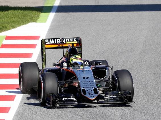 Sergio Perez, Sahara Force India F1, formula 1 GP, Spanien in Barcelona 13.05.2016 Photo:mspb Jerry Andre Sergio Perez, formula 1 GP, Spanien