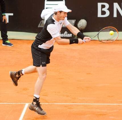 13.05.2016. Rome, Italy. BNL d Italia tennis tournament. David Goffin (BEL) versus Andy Murray (GBR). Andy Murray on his way to a 6-1 7-5 victory to enter the semi-finals xactivaxfotox  ActionPlus11736419