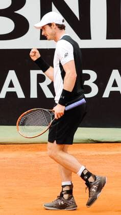 13.05.2016. Rome, Italy. BNL d Italia tennis tournament. David Goffin (BEL) versus Andy Murray (GBR). Andy Murray on his way to a 6-1 7-5 victory to enter the semi-finals xactivaxfotox  ActionPlus11736421