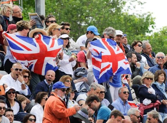 13.05.2016. Rome, Italy. BNL d Italia tennis tournament. David Goffin (BEL) versus Andy Murray (GBR). Murray fans showing their allegiance xactivaxfotox  ActionPlus11736424