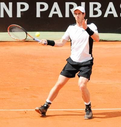 13.05.2016. Rome, Italy. BNL d Italia tennis tournament. David Goffin (BEL) versus Andy Murray (GBR). Andy Murray on his way to a 6-1 7-5 victory to enter the semi-finals xactivaxfotox  ActionPlus11736432