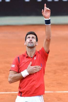 Bilder des Tages - Sport Novak Djokovic (SRB) Roma 13-05-2016 Foro Italico Internazionali BNL d Italia, Tennis ATP Tennis Herren Foto AntoniettaxBaldassarre Insidefoto AntoxBaldassarre
