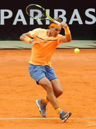 13.05.2016. Rome, Italy. BNL d Italia tennis tournament. Novac Djokovic (SRB) versus Rafael Nadal (ESP), mens quarter-final singles. Rafael Nafal loses to Djokovic by a score of 7-5 7-6 (7-4). xactivaxfotox  ActionPlus11736639