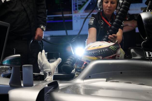 Motorsports: FIA Formula One World Championship WM Weltmeisterschaft 2016, Race in Barcelona, 44 Lewis Hamilton (GBR, Mercedes AMG Petronas F1 Team), xHOCHxZWEIx