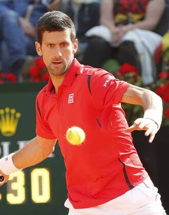 Italy: Tennis ATP Tennis Herren in Rome Novak Djokovic of Serbia during quarter-final match of the Italian Open tennis BNL2016 tournament against Rafael Nadal of Spain at the Foro Italico in Rome.  CiroxdexLuca