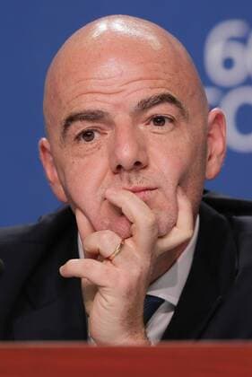 FIFA president, Swiss Gianni Infantino, attends a press conference PK Pressekonferenz after the 66th FIFA Congress in Mexico City, Mexico, 13 May 2016. FIFA congress runs from 12 to 13 May 2016. EFE Jose Mendez 66th FIFA Congress in Mexico City !ACHTUNG: NUR REDAKTIONELLE NUTZUNG!  MEX50 20160513-635987753932501073